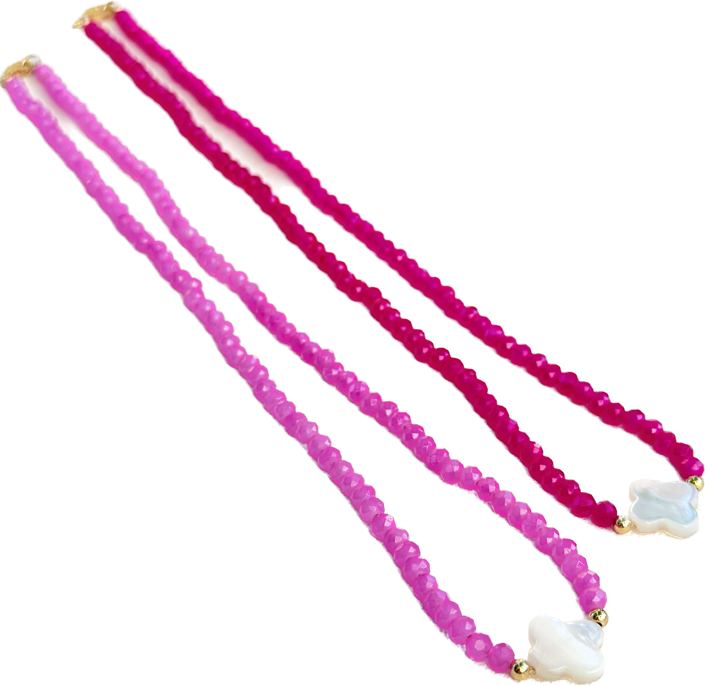 Crystal Clover Necklace